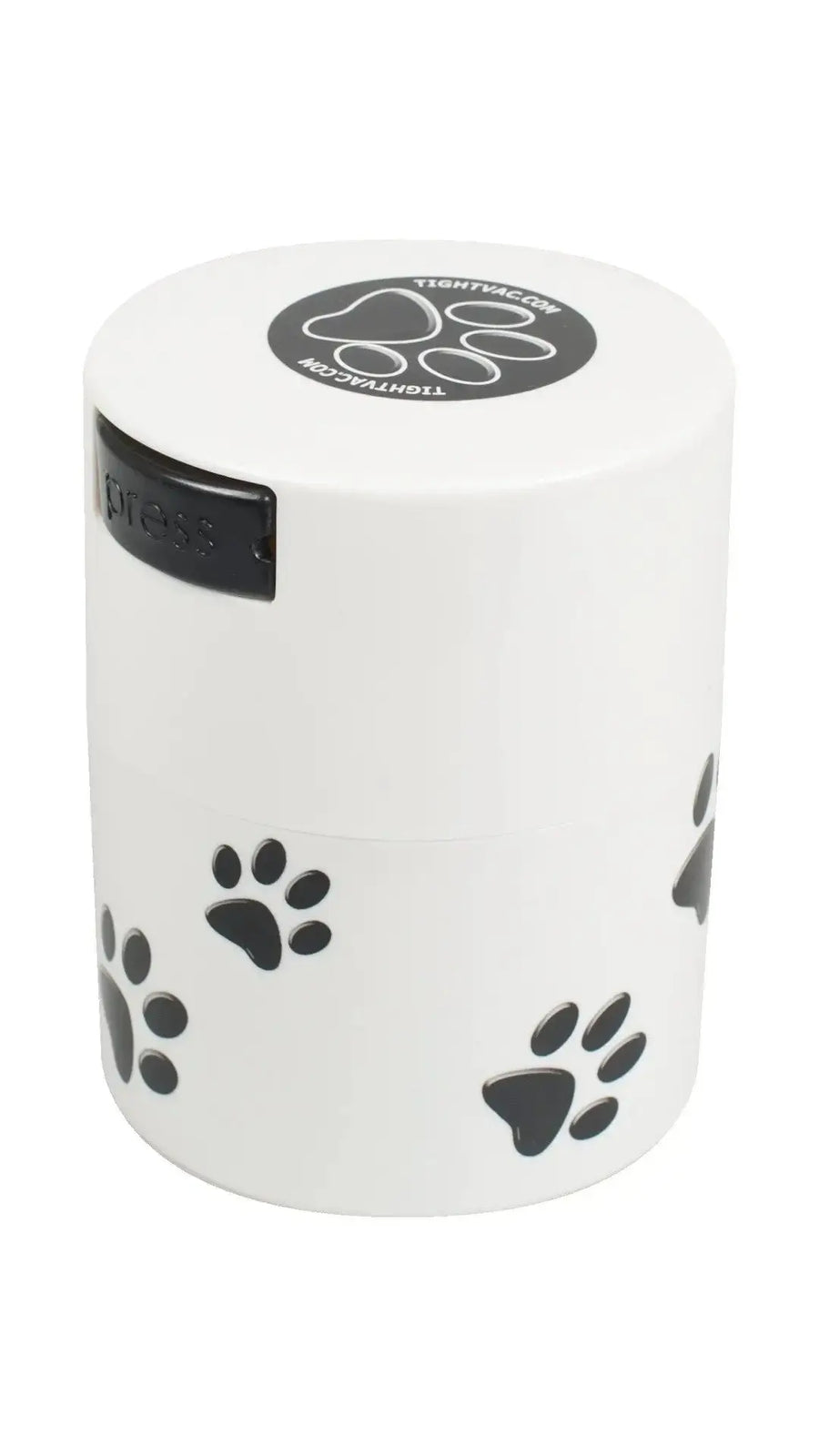 Tightvac PAWVAC 0,29 liter / 75g / Solid / Black Paws / White - TightVac Europe - The eassiest storage solutions