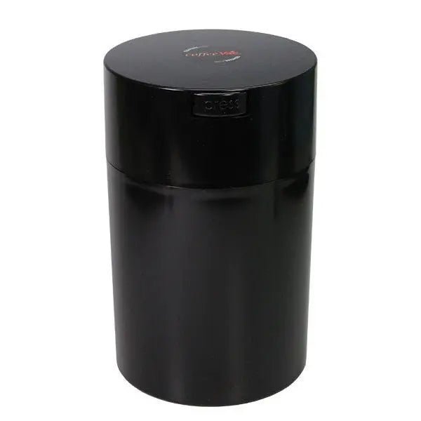 CoffeeVac 1.85L Airtight Coffee Container - Solid Black