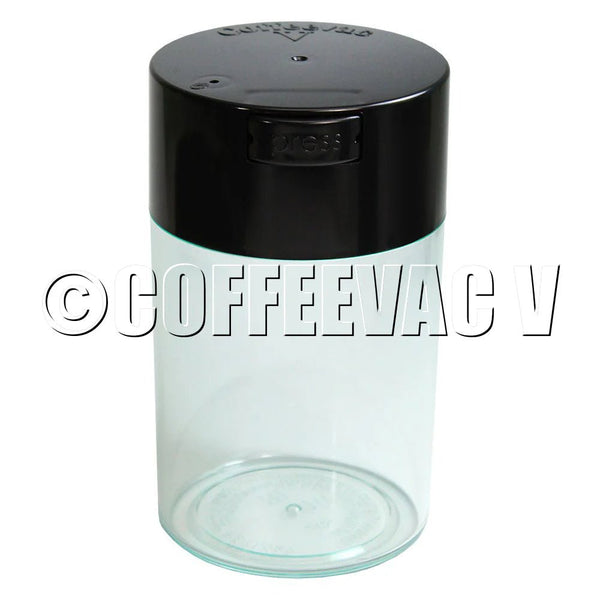 Coffeevac V 0.57L Airtight Coffee Container Clear Black