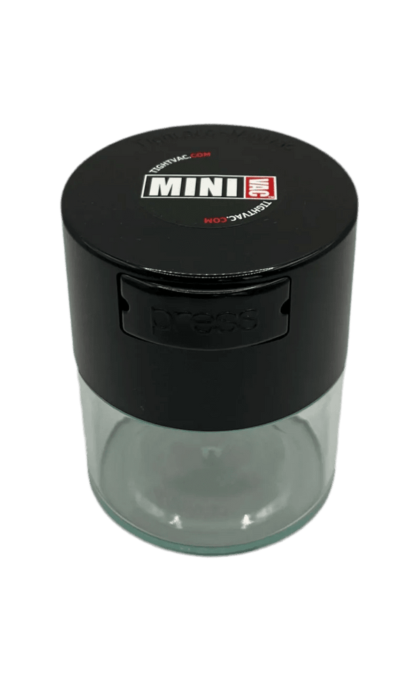 Minivac Airtight Container 0.12L - Clear Black