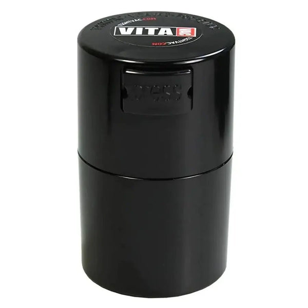 Vitavac Airtight Container 0.06L Solid Black