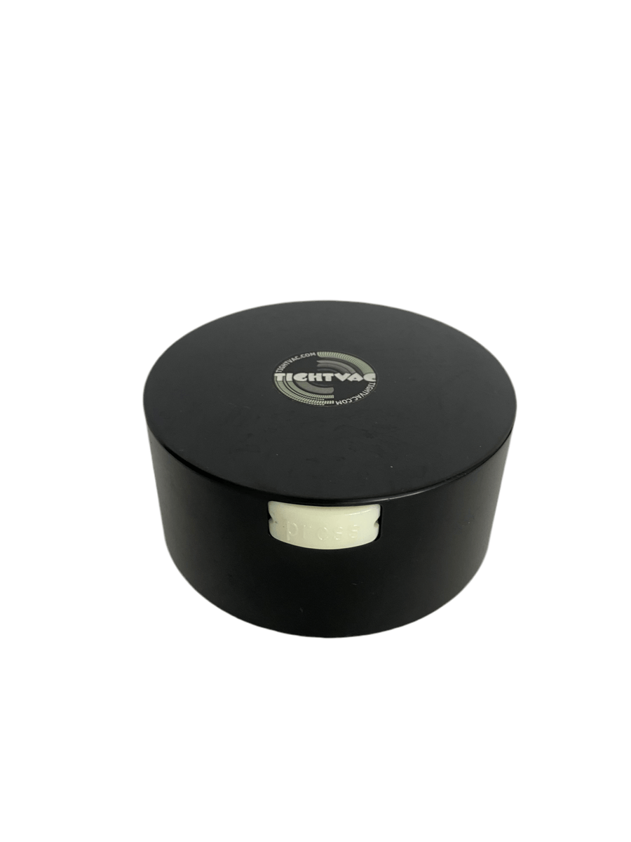 2.35L Black Cap with white button - TightVac Europe - The eassiest storage solutions