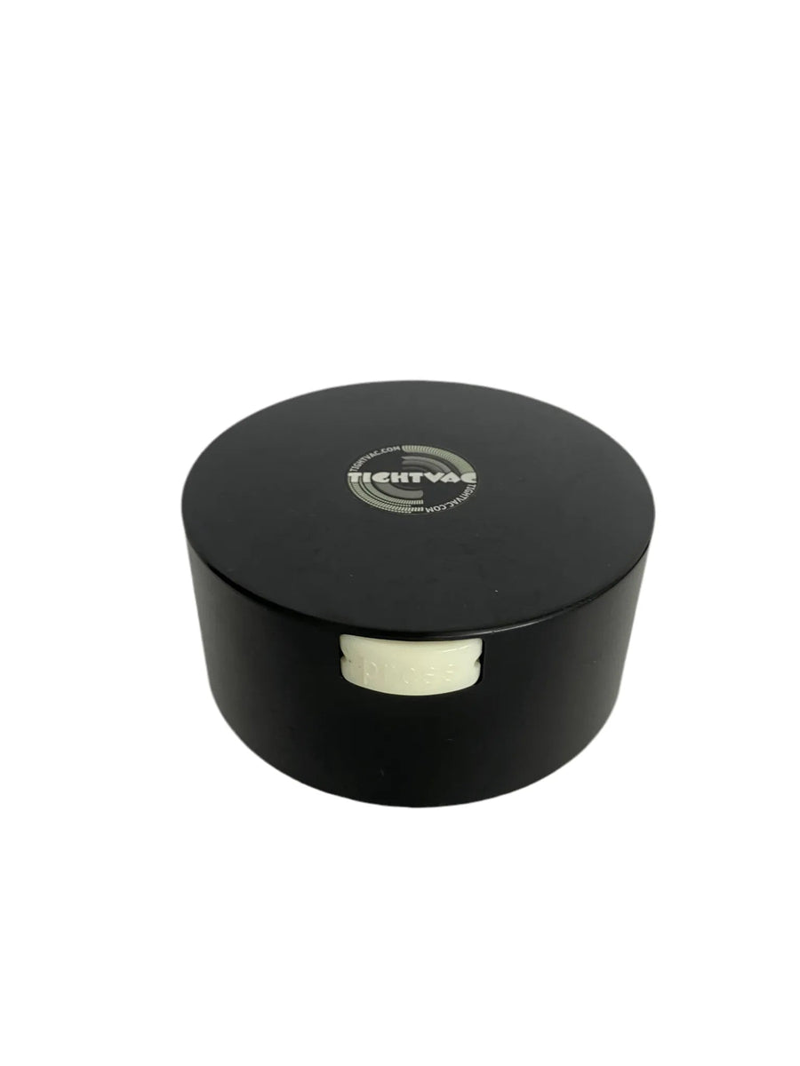 2.35L Black Cap with white button - TightVac Europe - Airtight Food Storage Containers