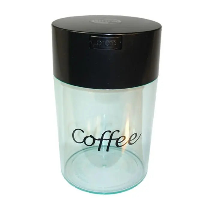 Coffeevac 0.8 liter / 250g / Clear / Black / Coffee - TightVac Europe - The eassiest storage solutions