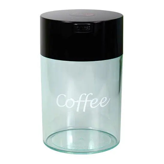 Coffeevac 1.85 liter / 500g / Clear / Coffee Print / Black - TightVac Europe - The eassiest storage solutions