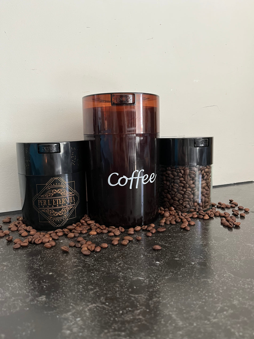 Coffeevac V 0.57L Airtight Coffee Container