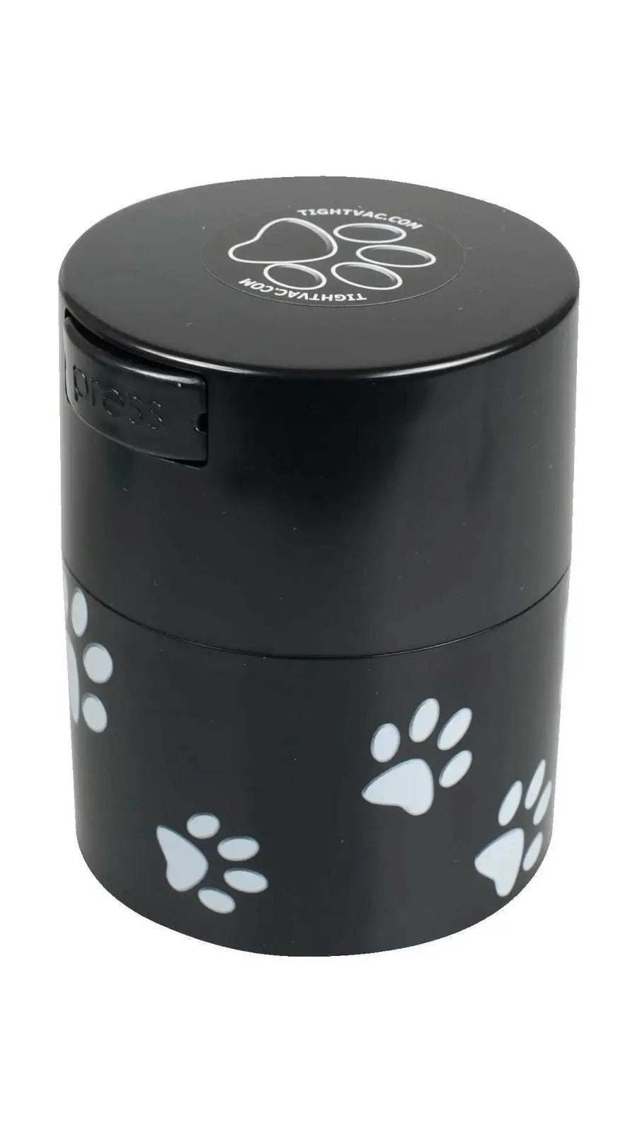 Tightvac PAWVAC 0,29 liter / 75g / Solid / White Paws / Black - TightVac Europe - The eassiest storage solutions