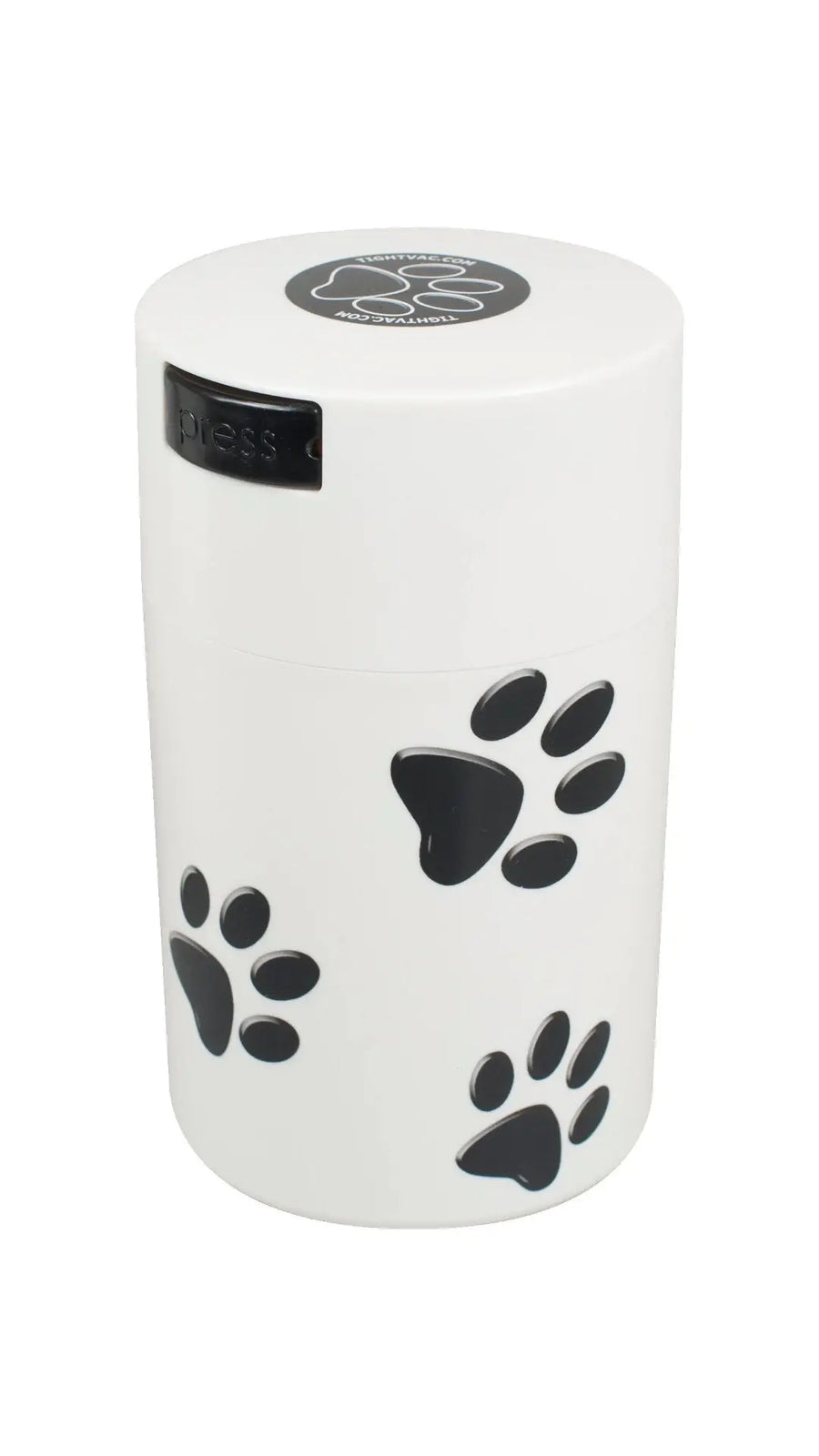 Tightvac PAWVAC 0,57 liter / 150g / Solid / Black Paws / White - TightVac Europe - The eassiest storage solutions