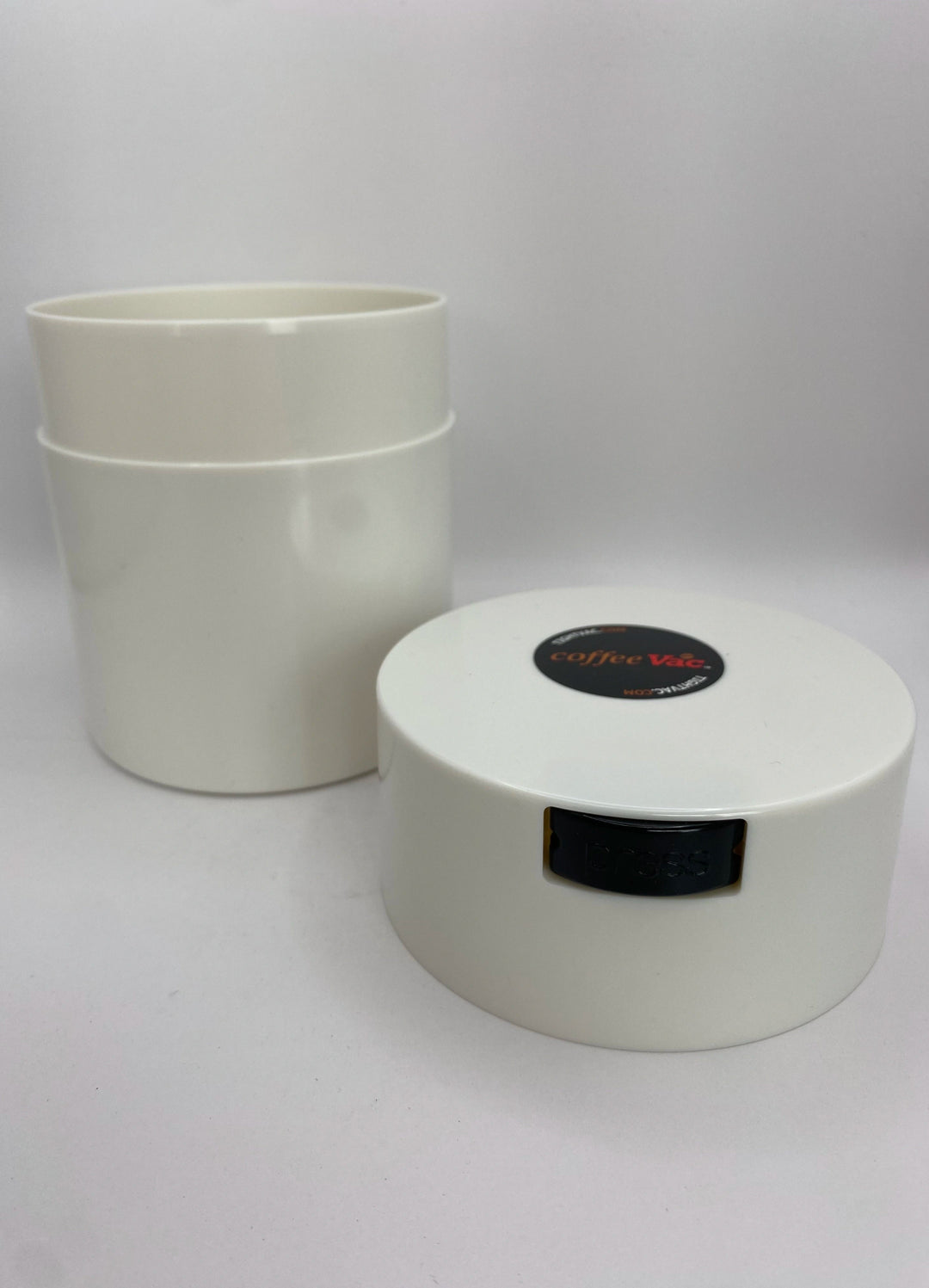 Coffeevac 0.8 liter / 250g / Solid / White - TightVac Europe - The eassiest storage solutions
