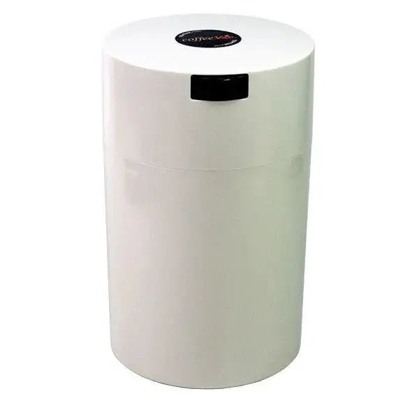 CoffeeVac 1.85L Airtight Coffee Container Solid White