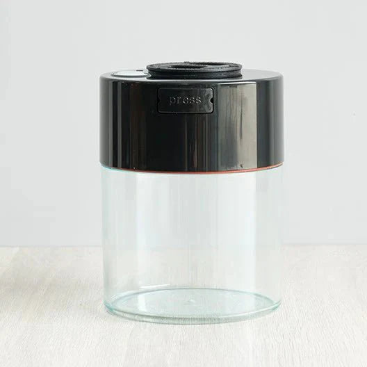 CoffeeVac 3 - in - 1 Pump Vacuum Container / 0.8L / Clear Black - TightVac Europe - The eassiest storage solutions