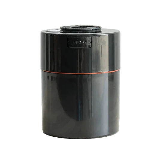 CoffeeVac 3 - in - 1 Pump Vacuum Container / 0.8L / Solid Black - TightVac Europe - The eassiest storage solutions