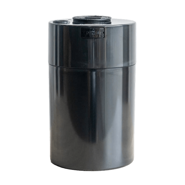 CoffeeVac 3 - in - 1 Pump Vacuum Container / 1.85L / Solid Black - TightVac Europe - The eassiest storage solutions