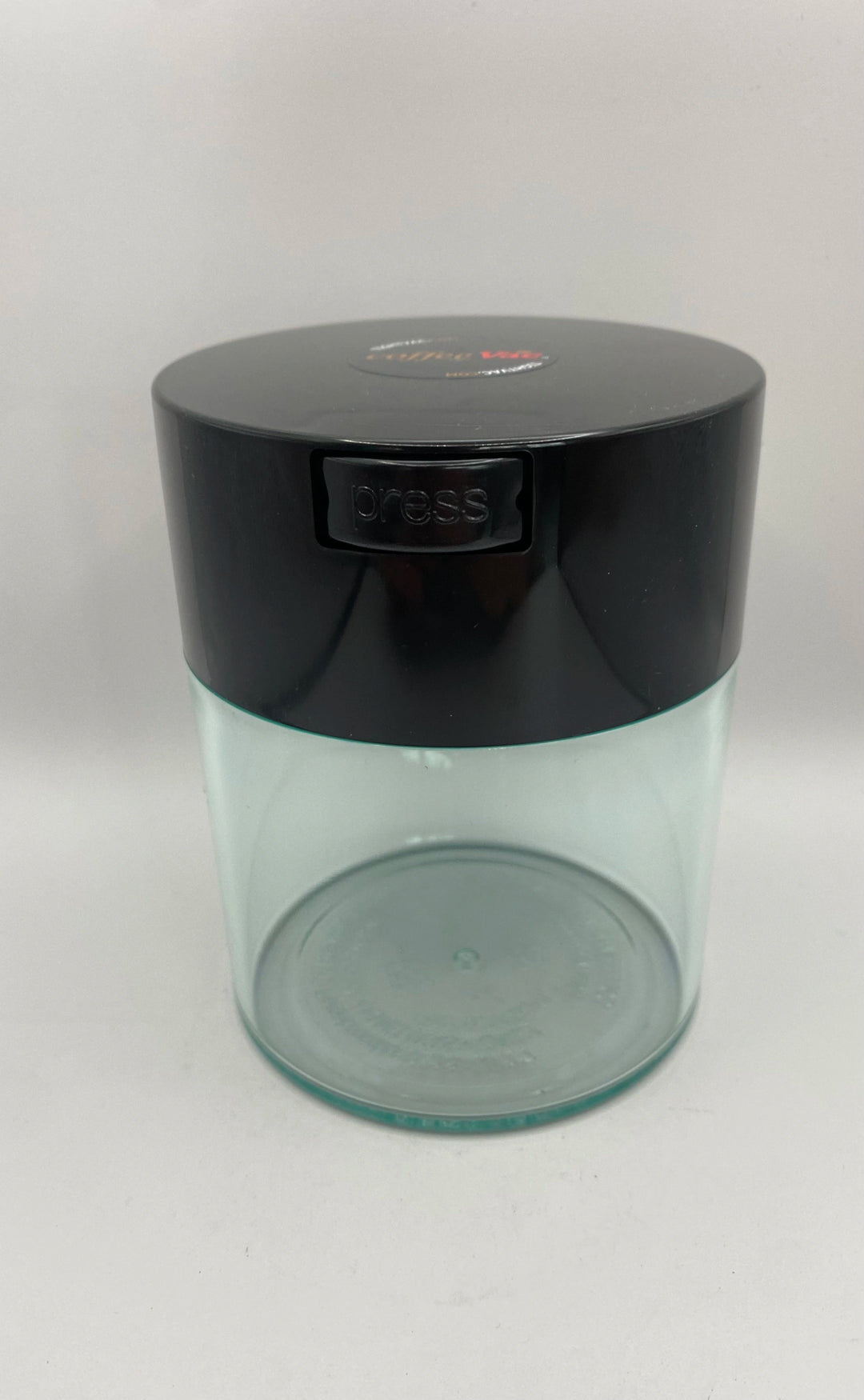 Coffeevac Airtight Cofee Container / 0.8L / 250g / Clear / Black - TightVac Europe - The eassiest storage solutions