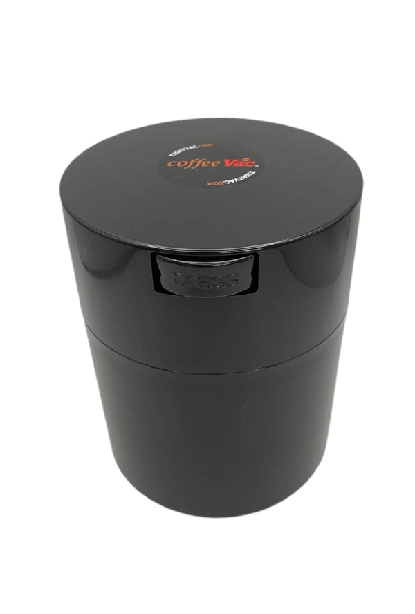 Coffeevac Airtight Coffee Container 0.8L Solid Black