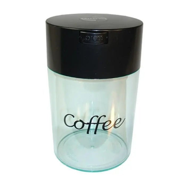Coffeevac Airtight Coffee Container 0.8L Clear Black - Coffee