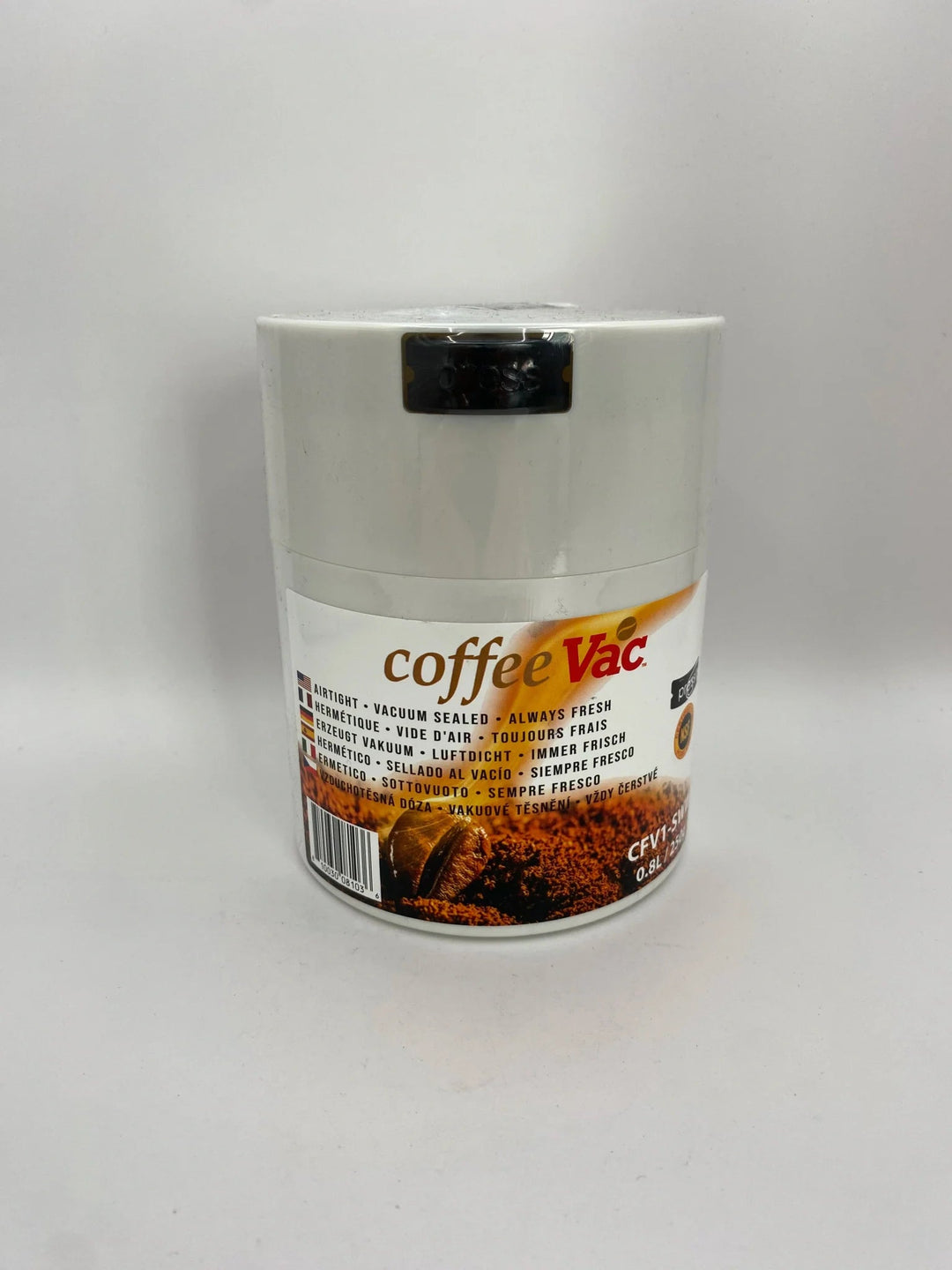 Coffeevac Airtight Coffee Container 0.8L - TightVac Europe - The eassiest storage solutions