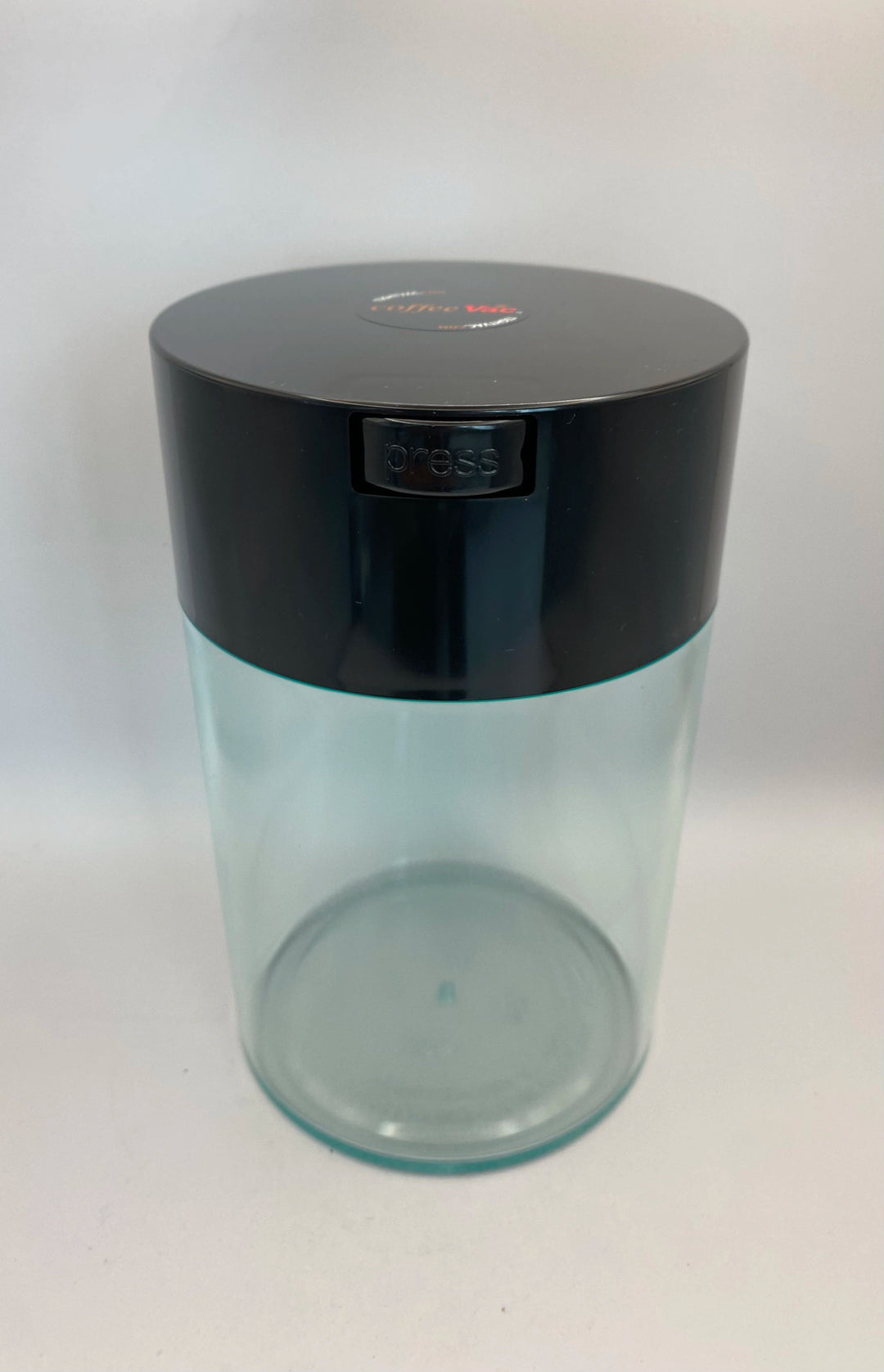 Coffeevac Airtight Coffee Container / 1.85L / 500g / Clear / Black - TightVac Europe - The eassiest storage solutions
