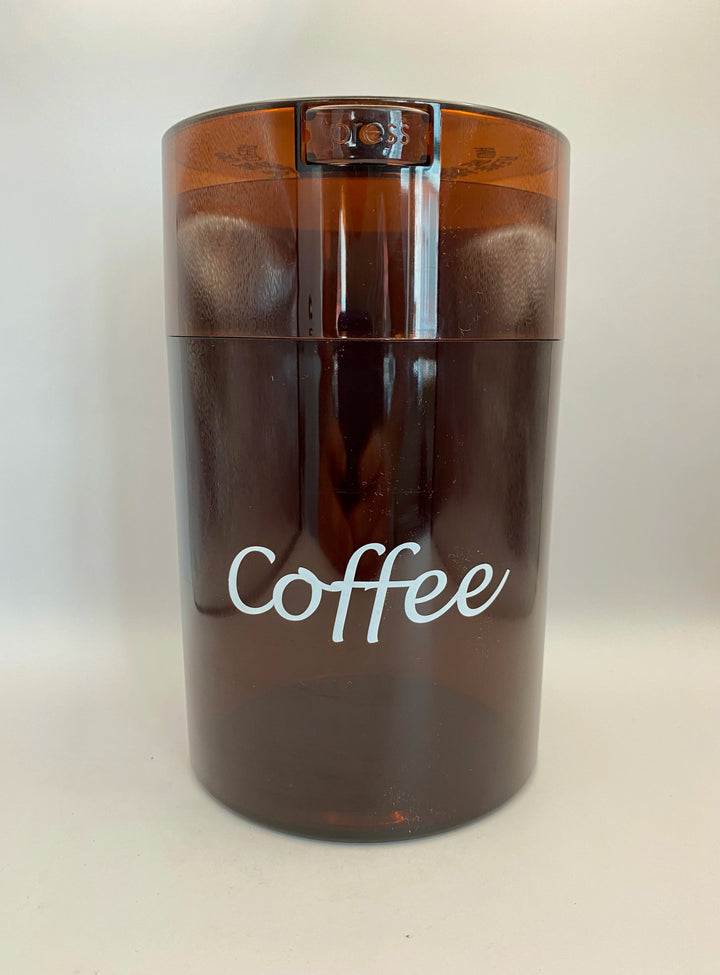 Coffeevac Airtight Coffee Container / 1.85L/ 500g / Clear / Coffee Tint - TightVac Europe - The eassiest storage solutions