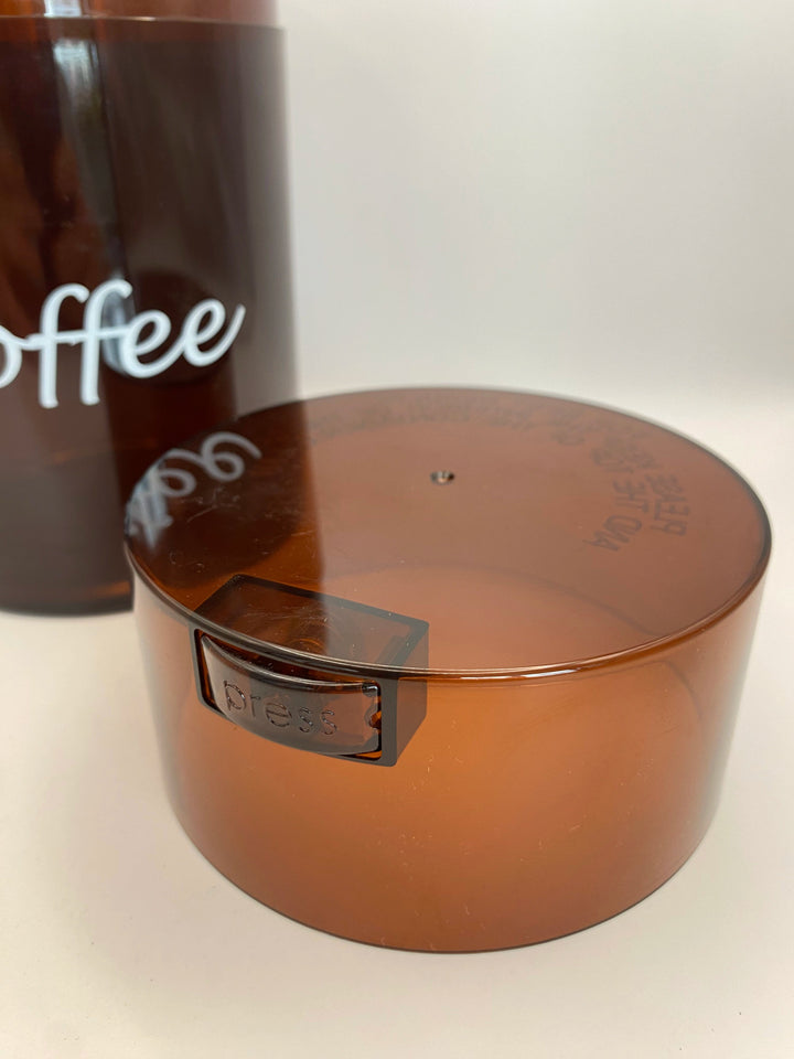 Coffeevac Airtight Coffee Container / 1.85L/ 500g / Clear / Coffee Tint - TightVac Europe - The eassiest storage solutions