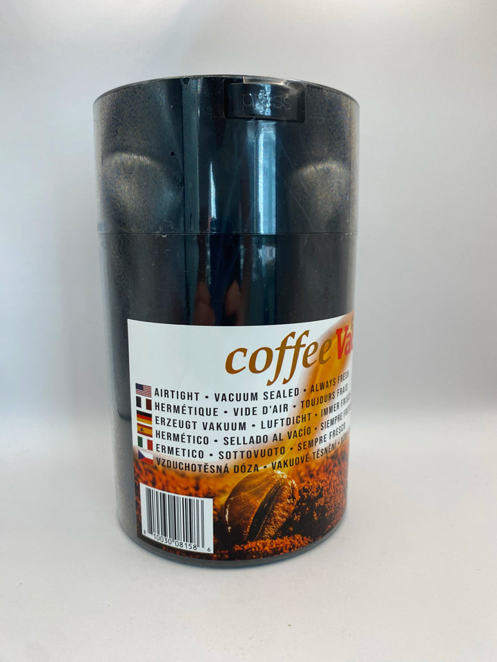 Coffeevac Airtight Coffee Container / 1.85L / 500g / Solid / Black - TightVac Europe - The eassiest storage solutions