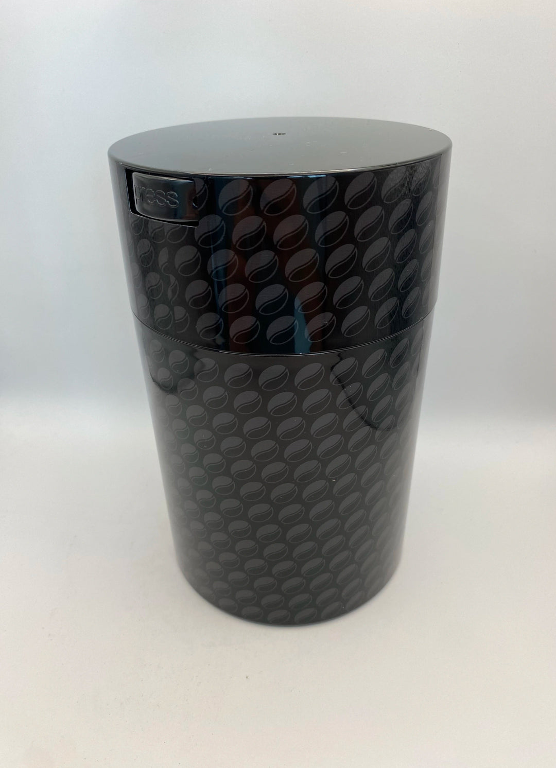 Coffeevac Airtight Coffee Container 1.85L / Solid / Black & Beans - TightVac Europe - The eassiest storage solutions