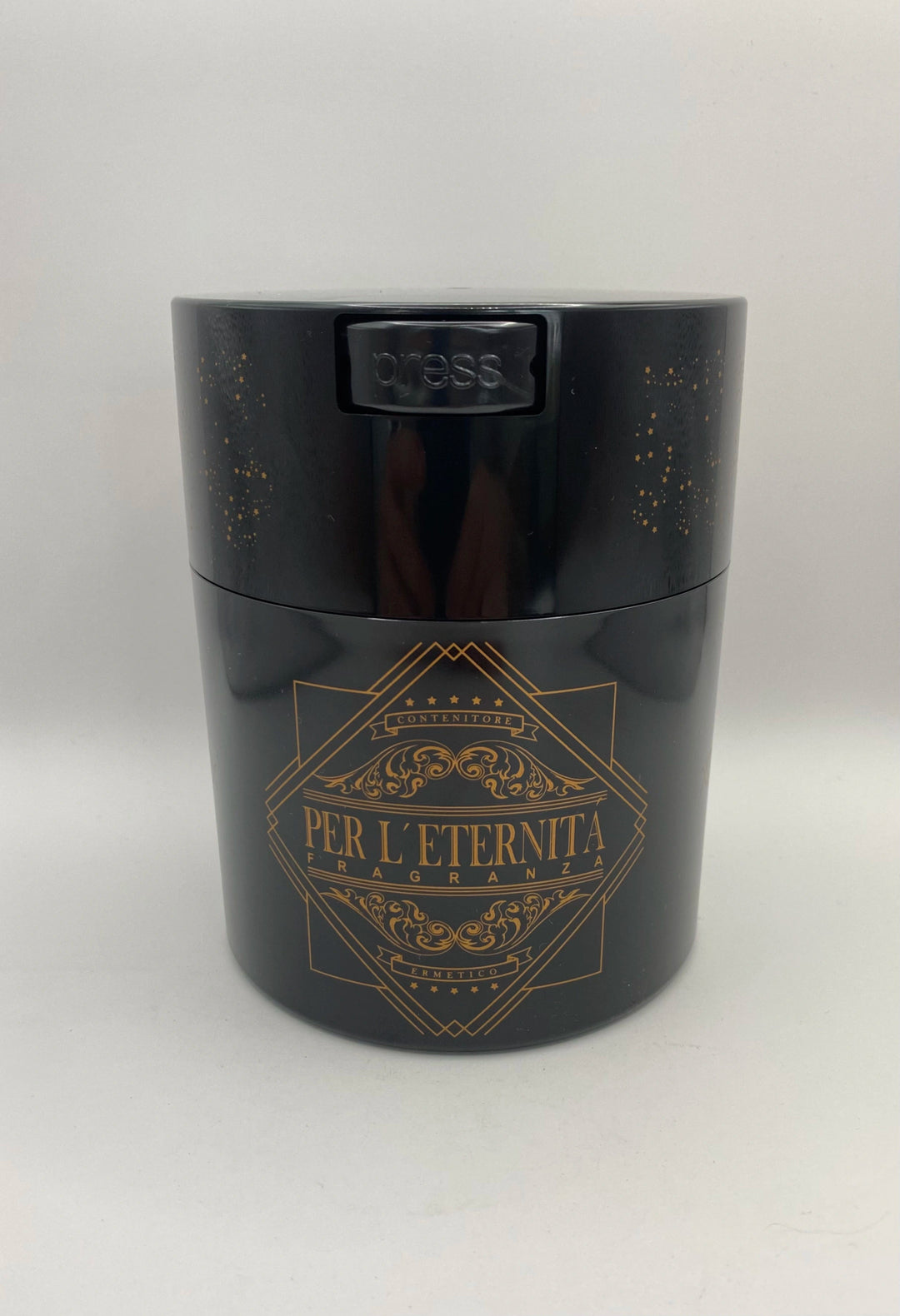 Coffeevac Sempre Fresco 0.8 liter / 250g / Solid / Black / L'Eternita - TightVac Europe - The eassiest storage solutions