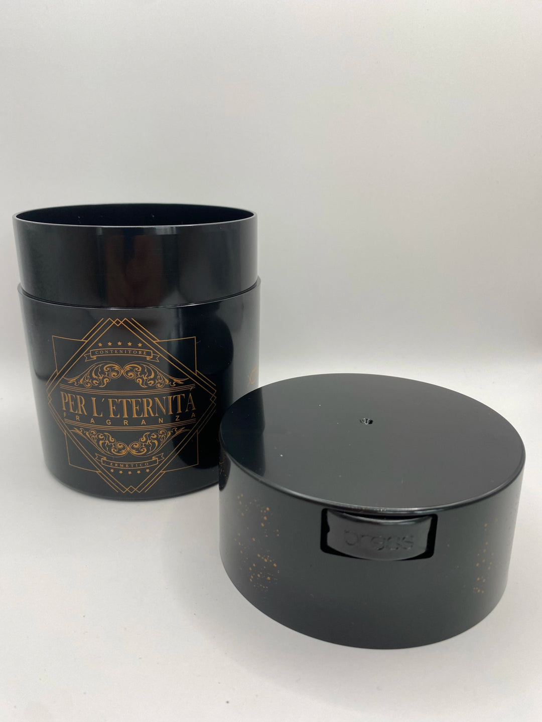 Coffeevac Sempre Fresco 0.8 liter / 250g / Solid / Black / L'Eternita - TightVac Europe - The eassiest storage solutions