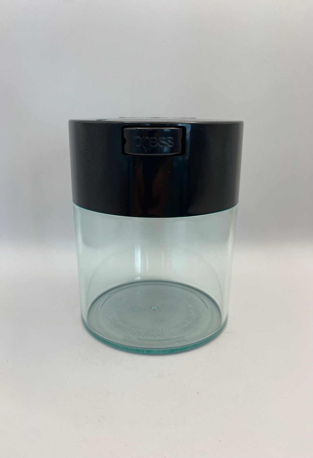 Coffeevac V Airtight Coffee Container / 0.8L / 250g / Clear / Black - TightVac Europe - The eassiest storage solutions