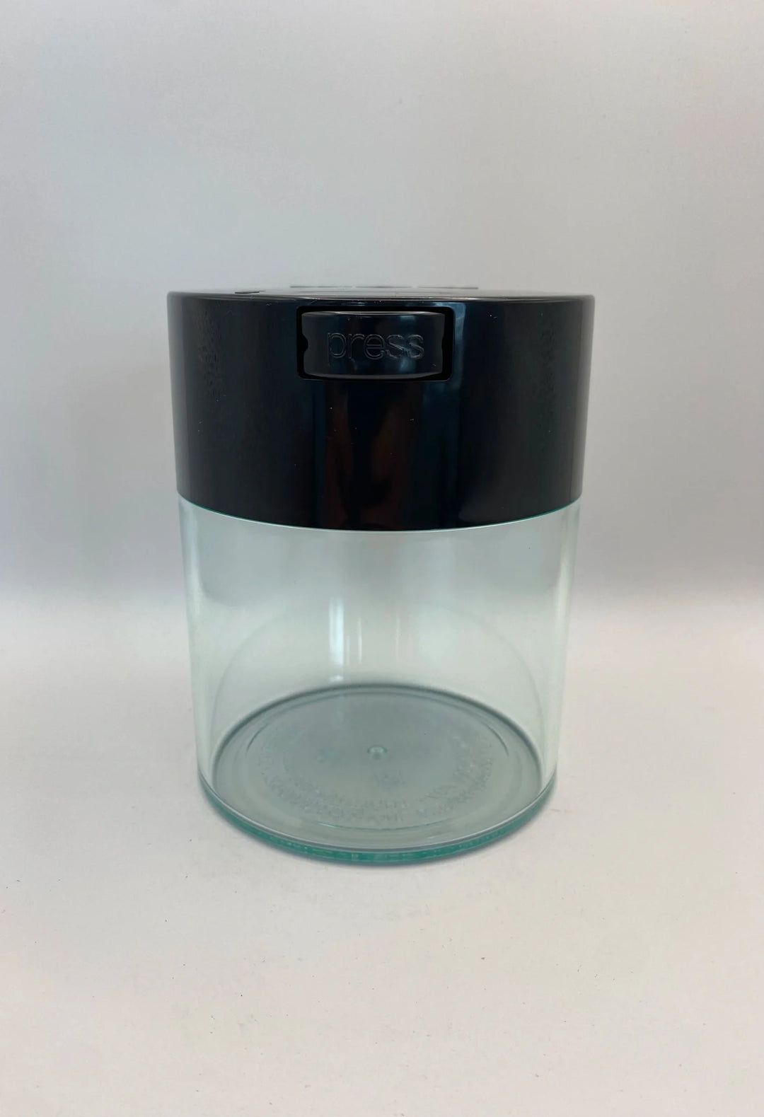Coffeevac V Airtight Coffee Container / 0.8L / 250g / Clear / Black - TightVac Europe - The eassiest storage solutions