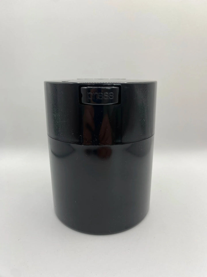 Coffeevac V Airtight Coffee Container / 0.8L / 250g / Solid / Black - TightVac Europe - The eassiest storage solutions