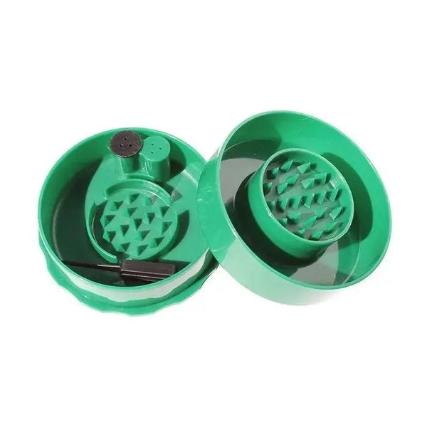 GrinderVac Smell-Proof & Airtight Grinder Dark Green