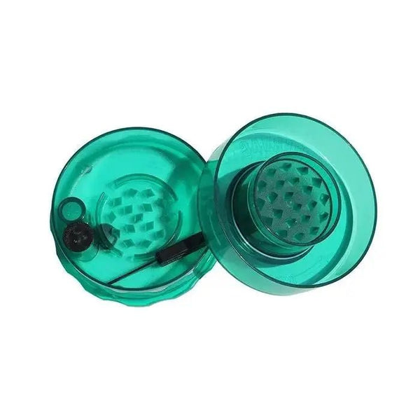 GrinderVac Smell-Proof & Airtight Grinder Green Tint