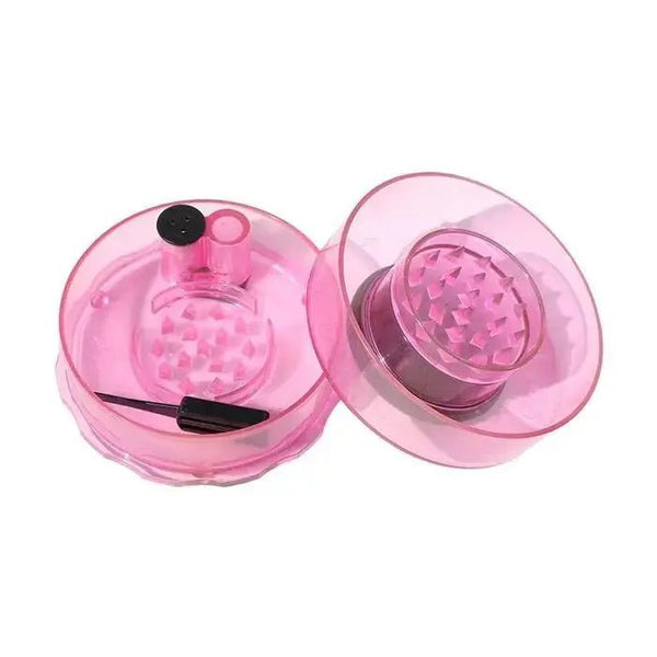GrinderVac Smell-Proof & Airtight Grinder Red Tint