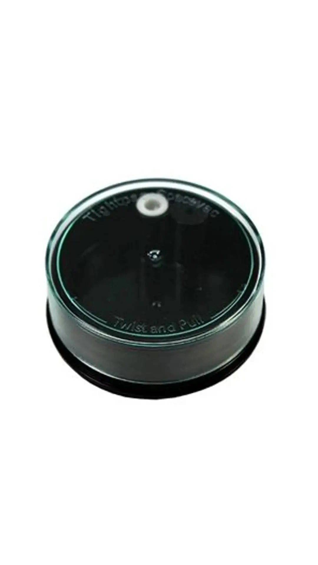 Ivac 0,06 litre / 5g / Noir / Bouchon Transparent - TightVac Europe - Conteneurs hermétiques pour le stockage des aliments