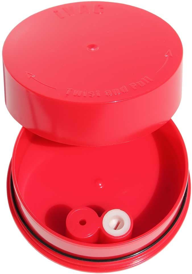 Ivac Smell - Proof .Container / 0,06L / 5g / Rot - TightVac Europa – Luftdichte Frischhaltedosen