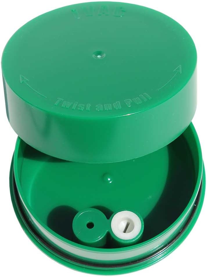 Ivac Smell - Récipient Proof / 0,06L / 5g / Vert Foncé - TightVac Europe - Conteneurs hermétiques pour le stockage des aliments