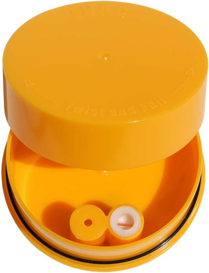 Ivac Smell - Proof Container / 0,06L / 5g / Gelb - TightVac Europa – Luftdichte Frischhaltedosen