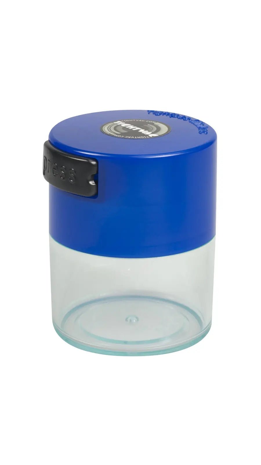 Minivac 0,12 liter / 40g / Clear / Dark Blue - TightVac Europe - The eassiest storage solutions