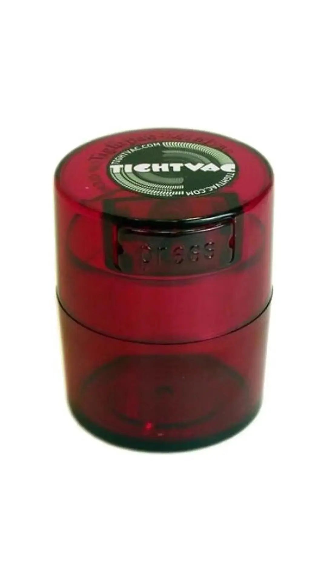 Minivac 0,12 liter / 40g / Clear / Red Tint - TightVac Europe - The eassiest storage solutions