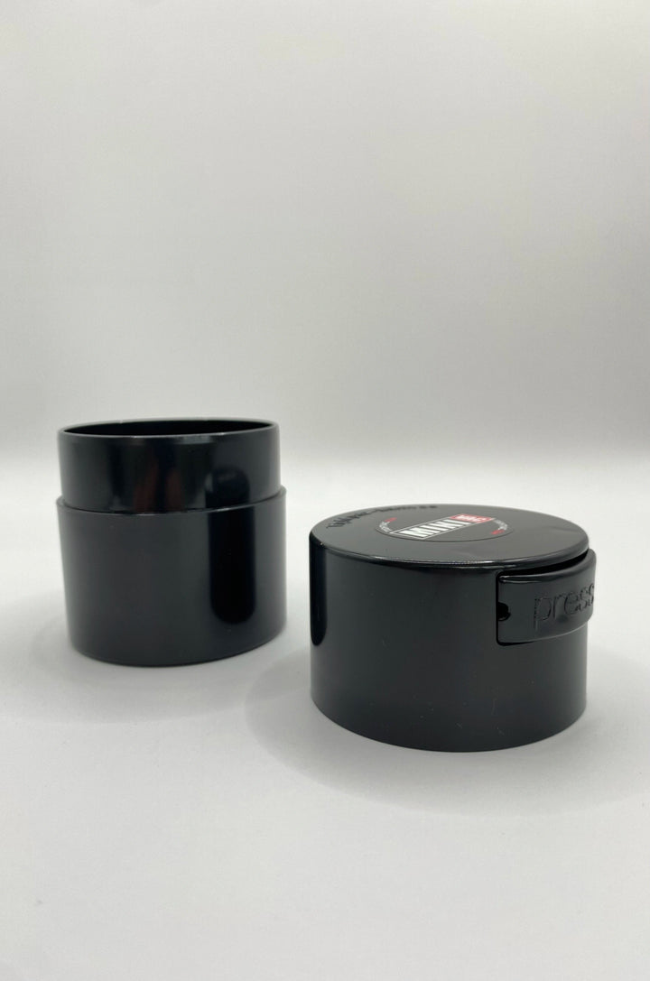 Minivac Airtight Container / 0,12L / 40g / Solid / Black - TightVac Europe - The eassiest storage solutions