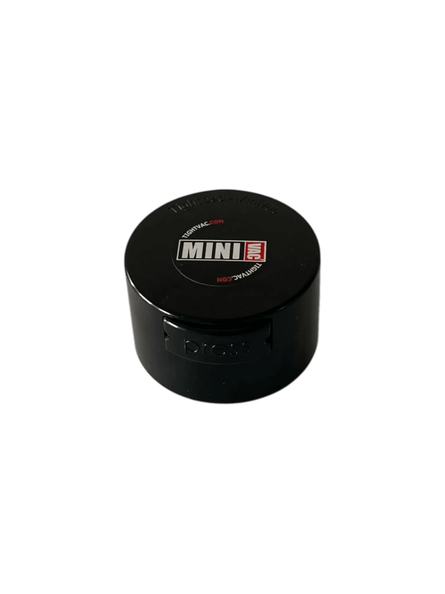 Replacement Cap for Minivac 0,12L / Black - TightVac Europe - Airtight Food Storage Containers