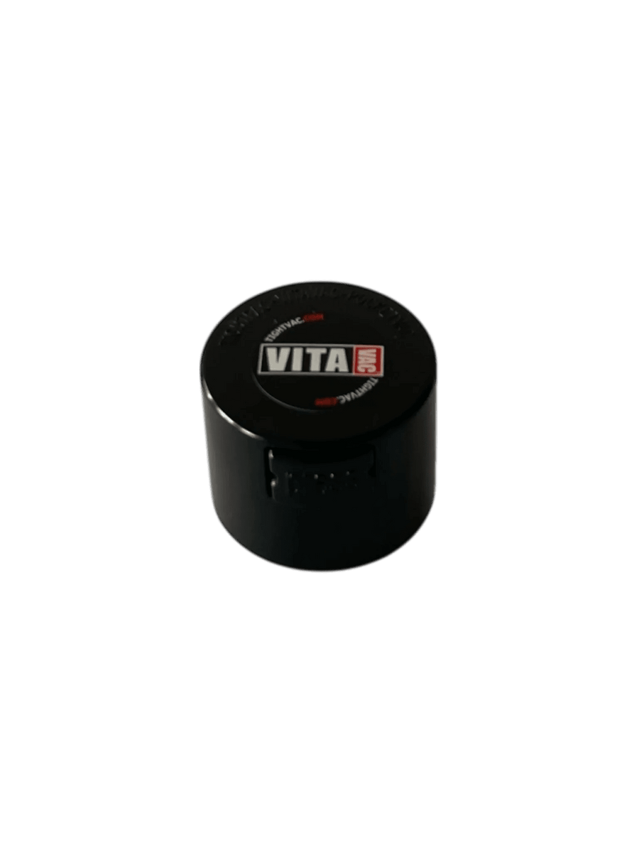 Replacement Caps for VitaVac 0,06L / Black - TightVac Europe - Airtight Food Storage Containers