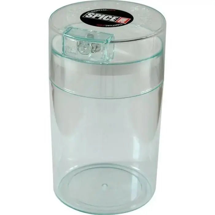 Spicevac 0.57 liter/150 gram/6 OZ Clear Cap/Body - TightVac Europe - Airtight Food Storage Containers