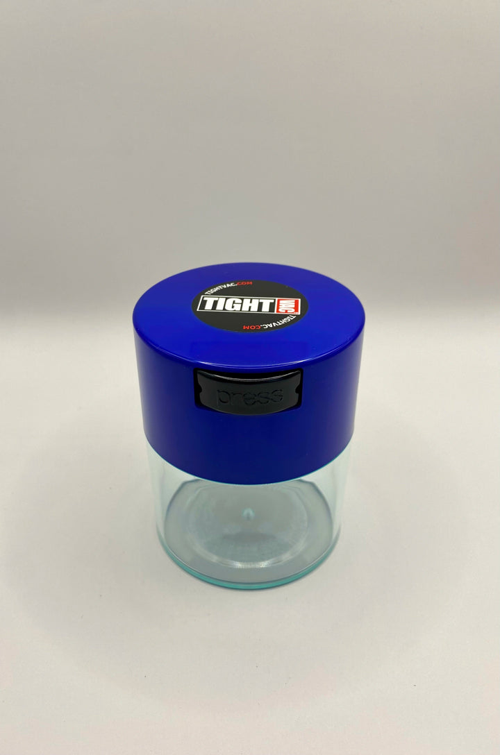 Tightvac Airtight Container / 0,29L / 75g / Clear / Dark Blue - TightVac Europe - The eassiest storage solutions