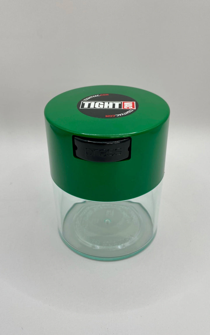 Tightvac Airtight Container / 0,29L / 75g / Clear / Dark Green - TightVac Europe - The eassiest storage solutions