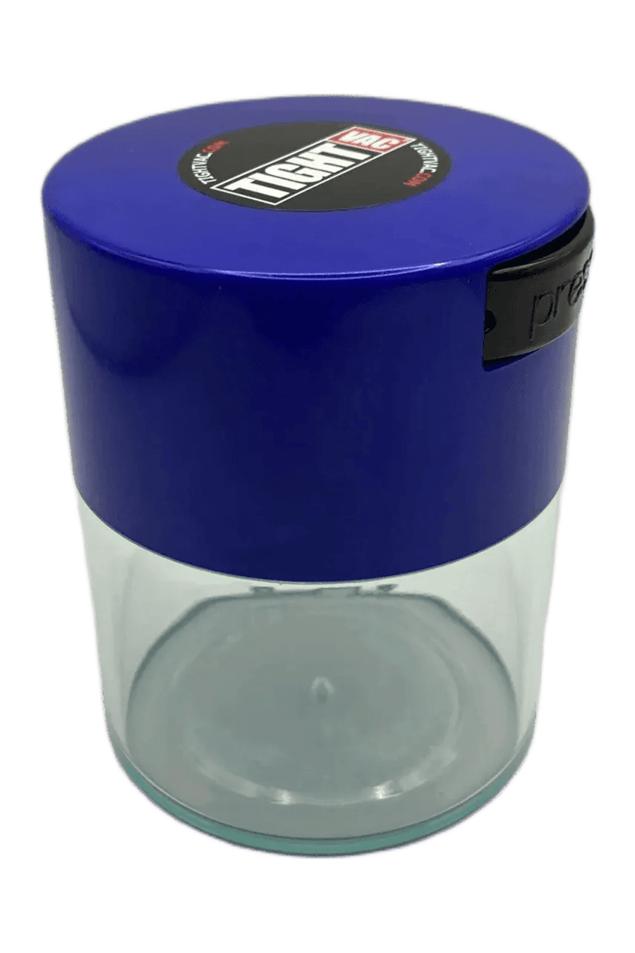 TightVac 0,29 L à corps transparent et couvercle bleu, autre vue