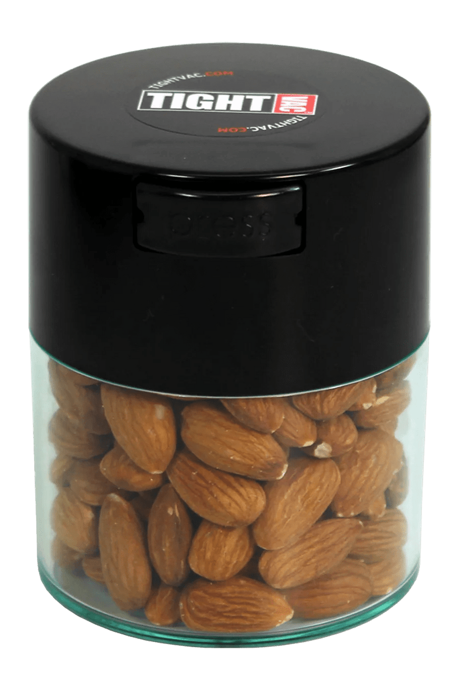 Boîte hermétique TightVac 0,29 L transparente remplie d'amandes entières