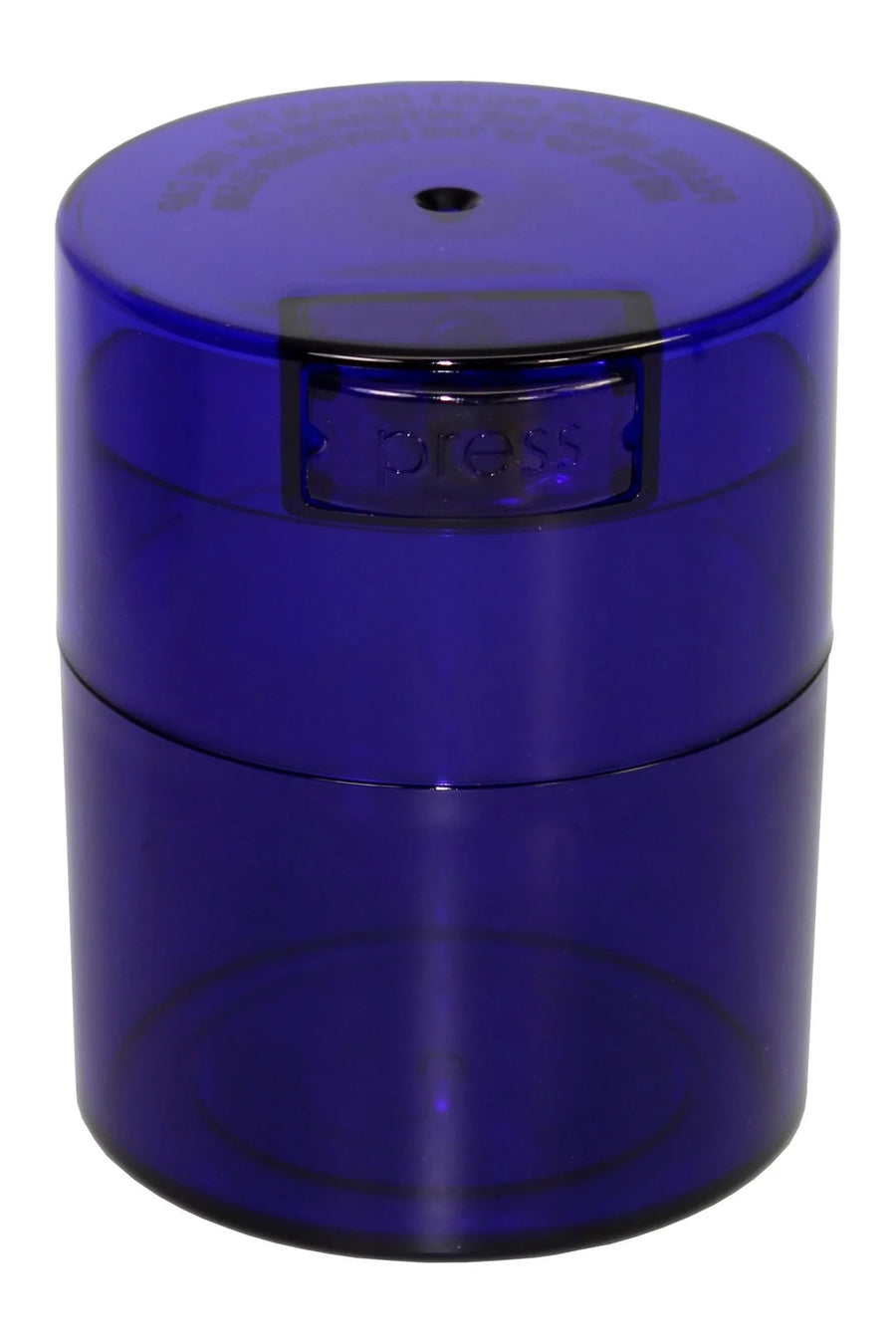 Boîte hermétique TightVac 0,29 L teintée bleu translucide, couvercle assorti, pour 75 g de denrées sèches