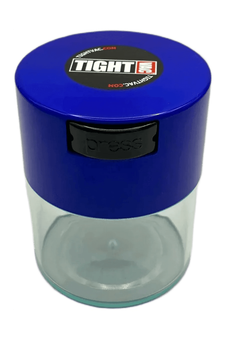 TightVac 0,29 L à corps transparent et couvercle bleu, autre vue